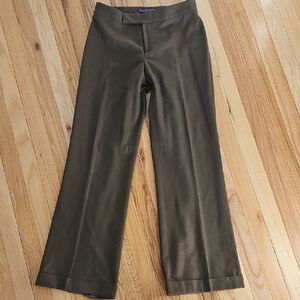 Ralph Lauren  Purple LABEL Dark Olive Dress Pants, Sz 6